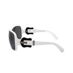Fendi White Framed Buckle Sunglasses