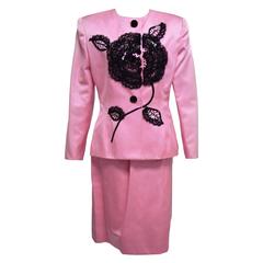 Givenchy Vintage Two Piece Skirt Suit 