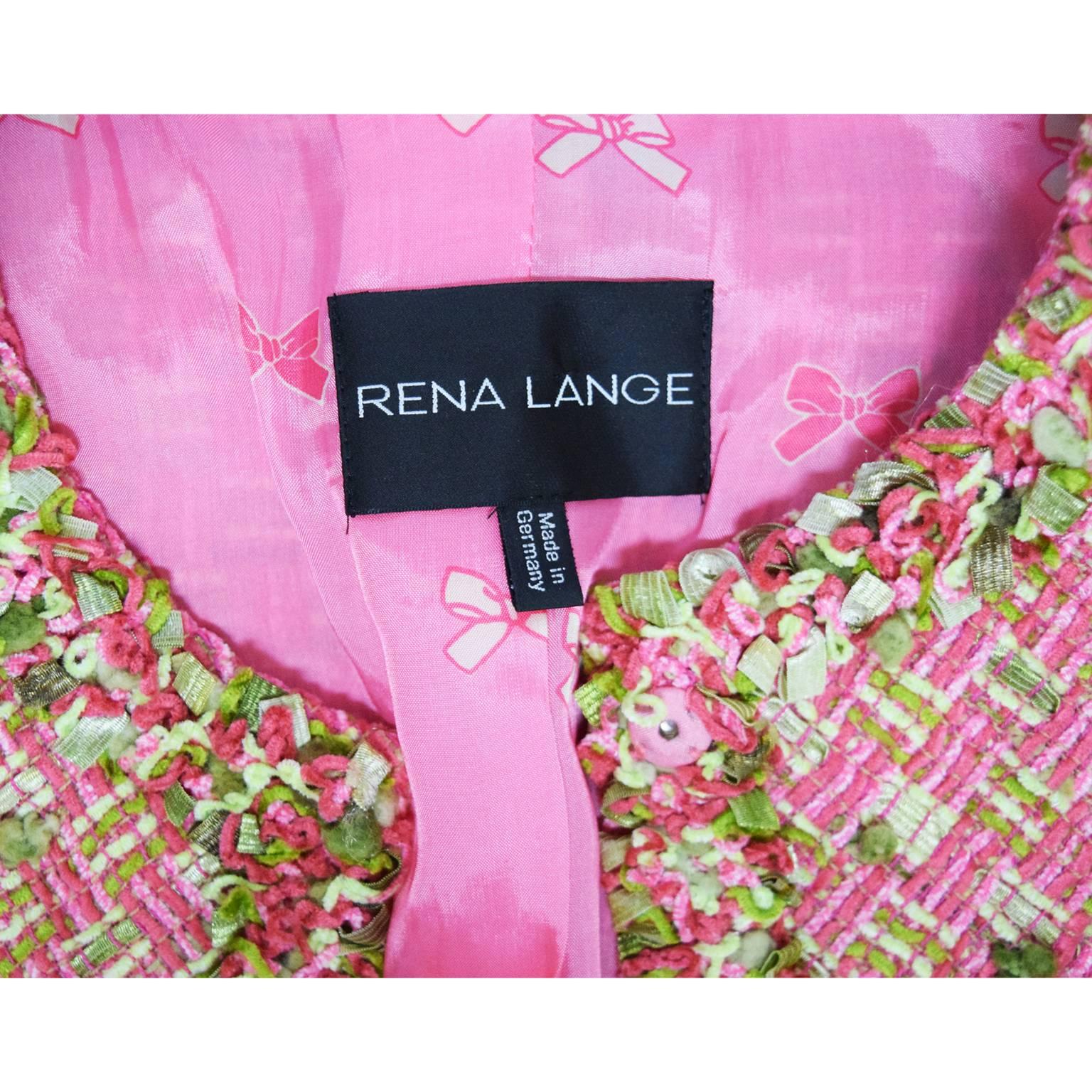 Rena Lange Two Piece Skirt Suit For Sale 1
