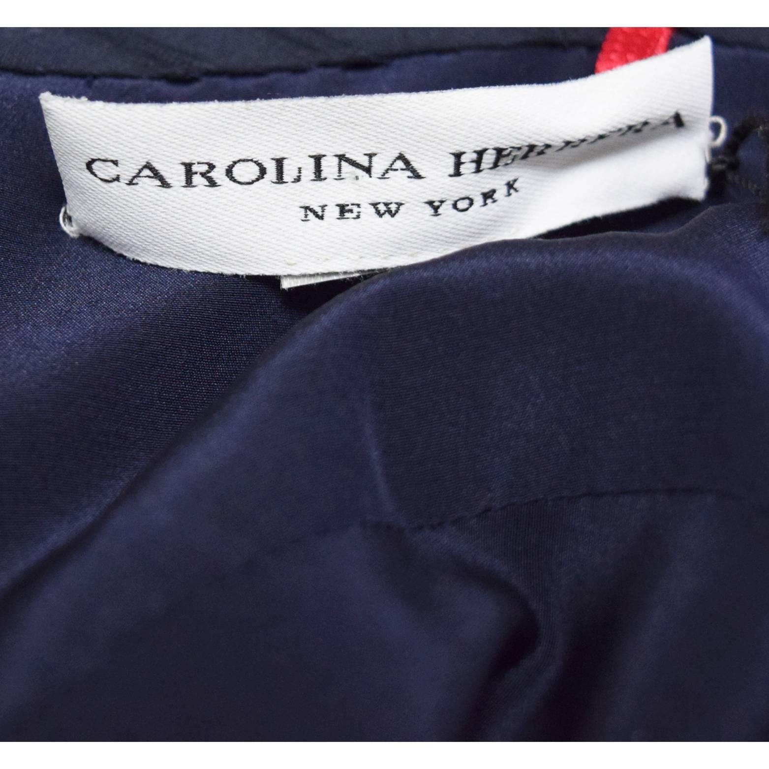Carolina Herrera Nautical Halter Dress For Sale 1