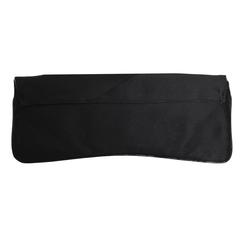 Giuseppe Zanotti Black Satin Clutch with  Swarovski Crystals Broache