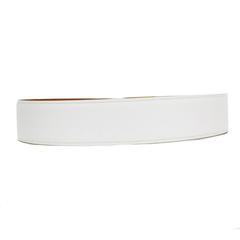 Hermes White Leather Belt with Removable Twilly