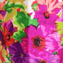 Balenciaga Floral Print High-waisted Neoprene  Skirt