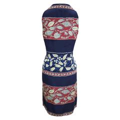 Oscar de la Renta Silk Sleeveless T-shirt Dress