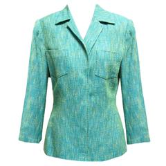 Dolce and Gabbana Two Toned Wool Blend Two Piece Ensemble