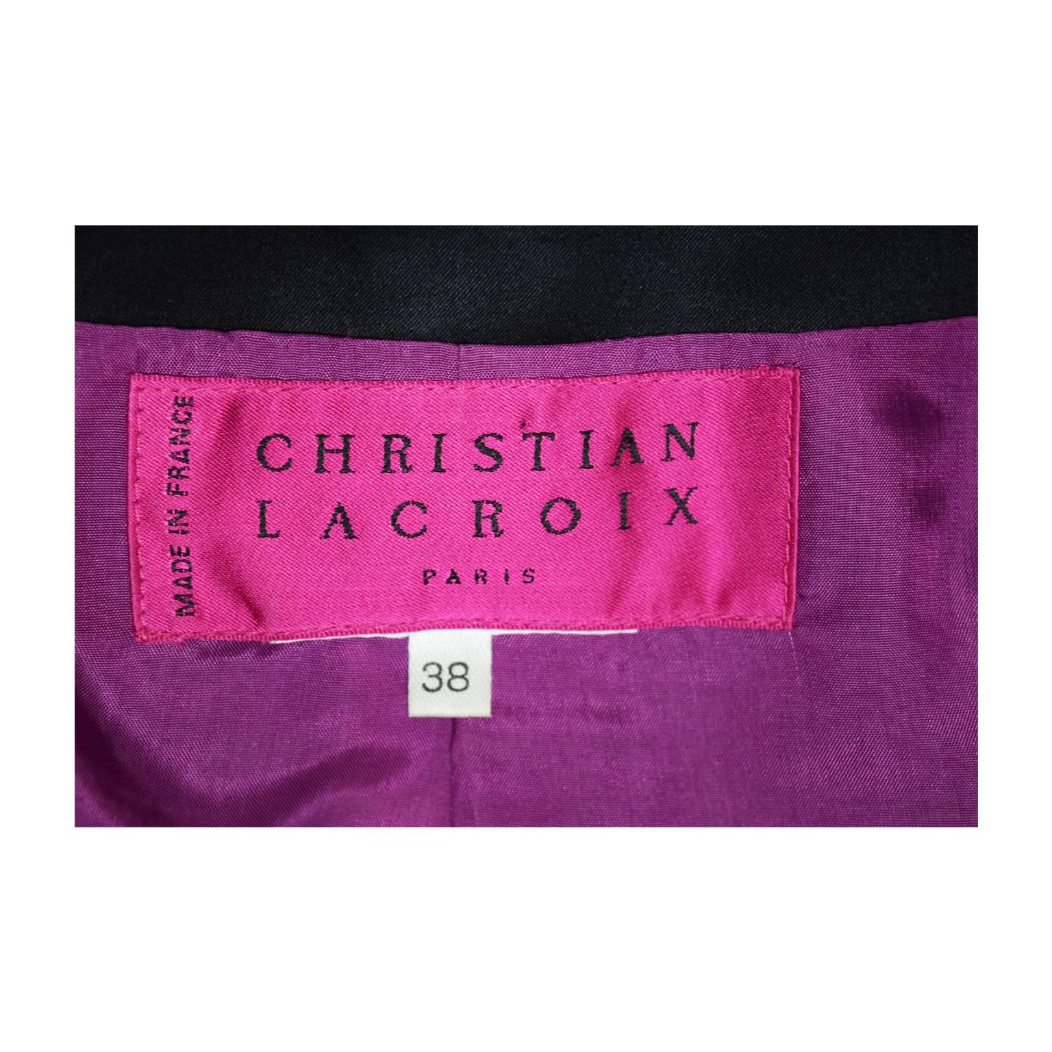 Christian Lacroix Brocade Evening Two Piece Skirt Suit  For Sale 4