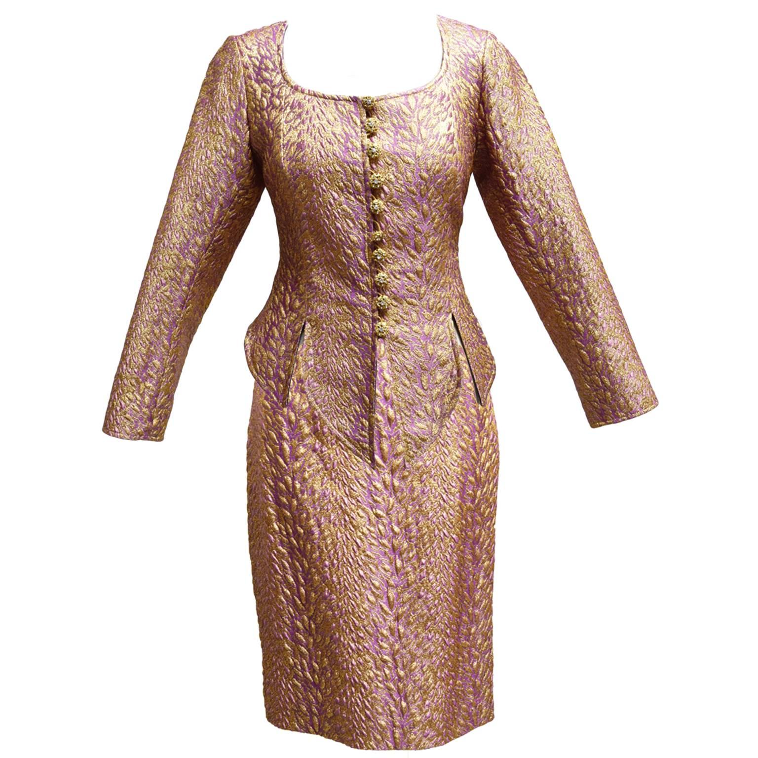 Christian Lacroix Brocade Evening Two Piece Skirt Suit  For Sale