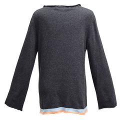 Chanel Cashmere Color Block Pullover Sweater