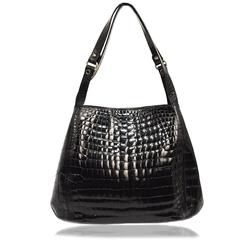 Giorgio's Palm Beach Black Alligator Handbag