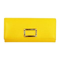 Valentino  Yellow Checkbook Wallet 
