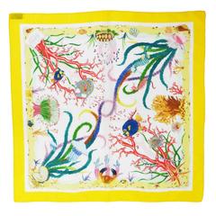 Gucci Under the Sea Cotton Scarf