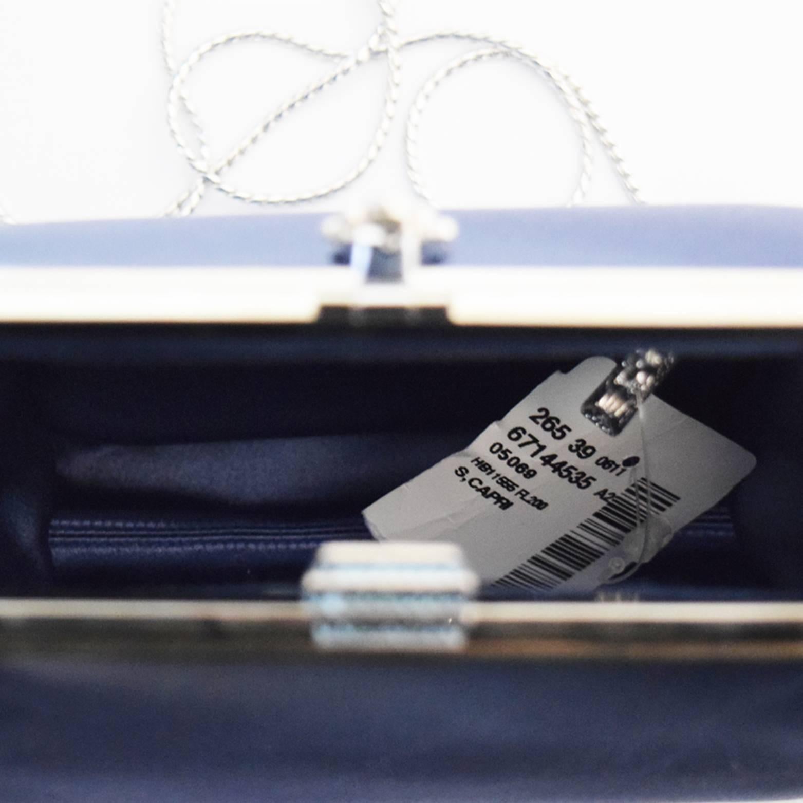 Judith Leiber Satin Mini Evening Handbag and Crossbody For Sale 5