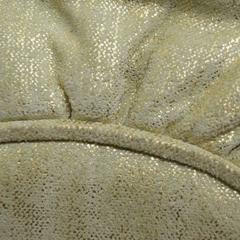 Judith Lieber Gold Coated Suede Shoulder Bag