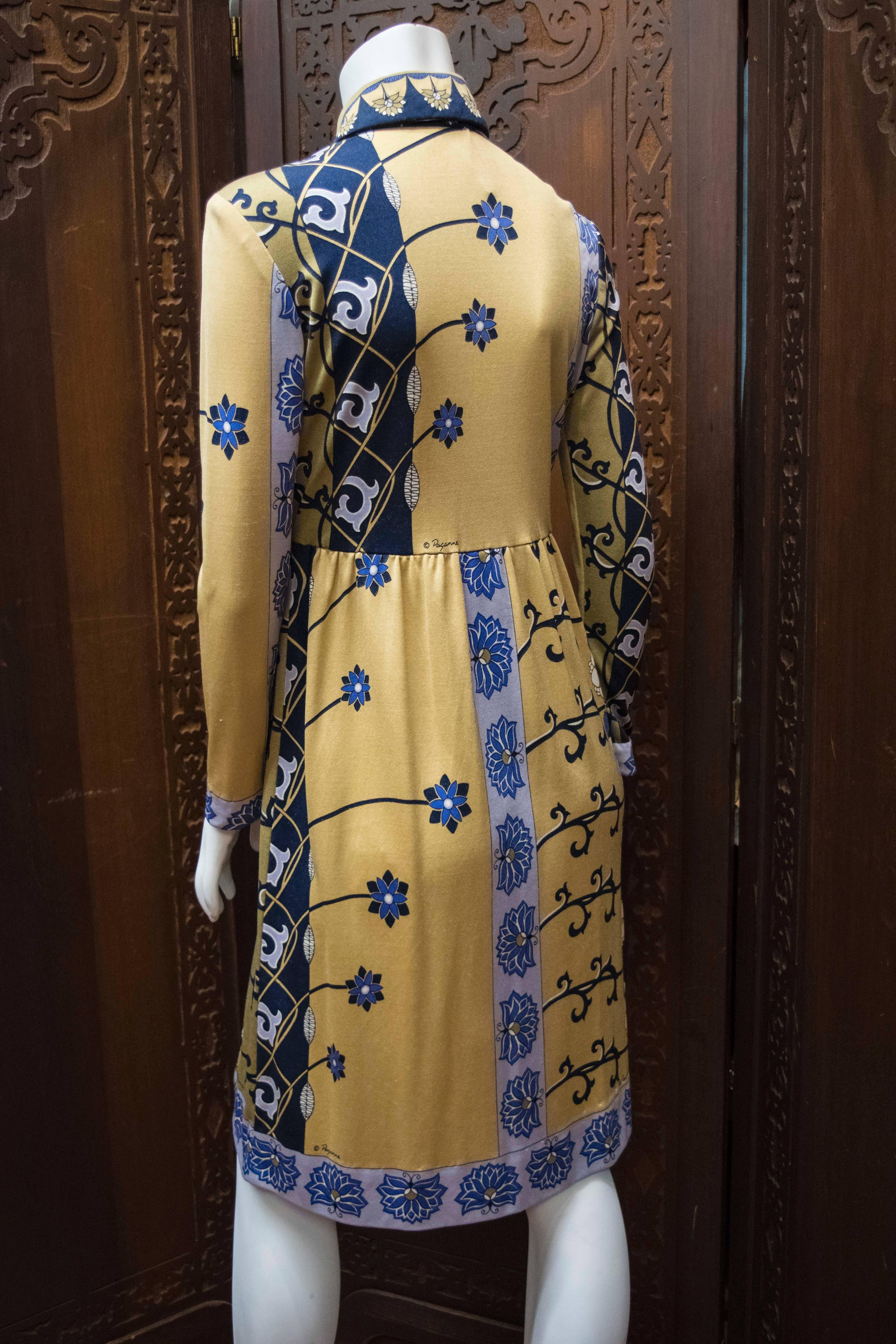 Women's 1970s Paganne Day Dress