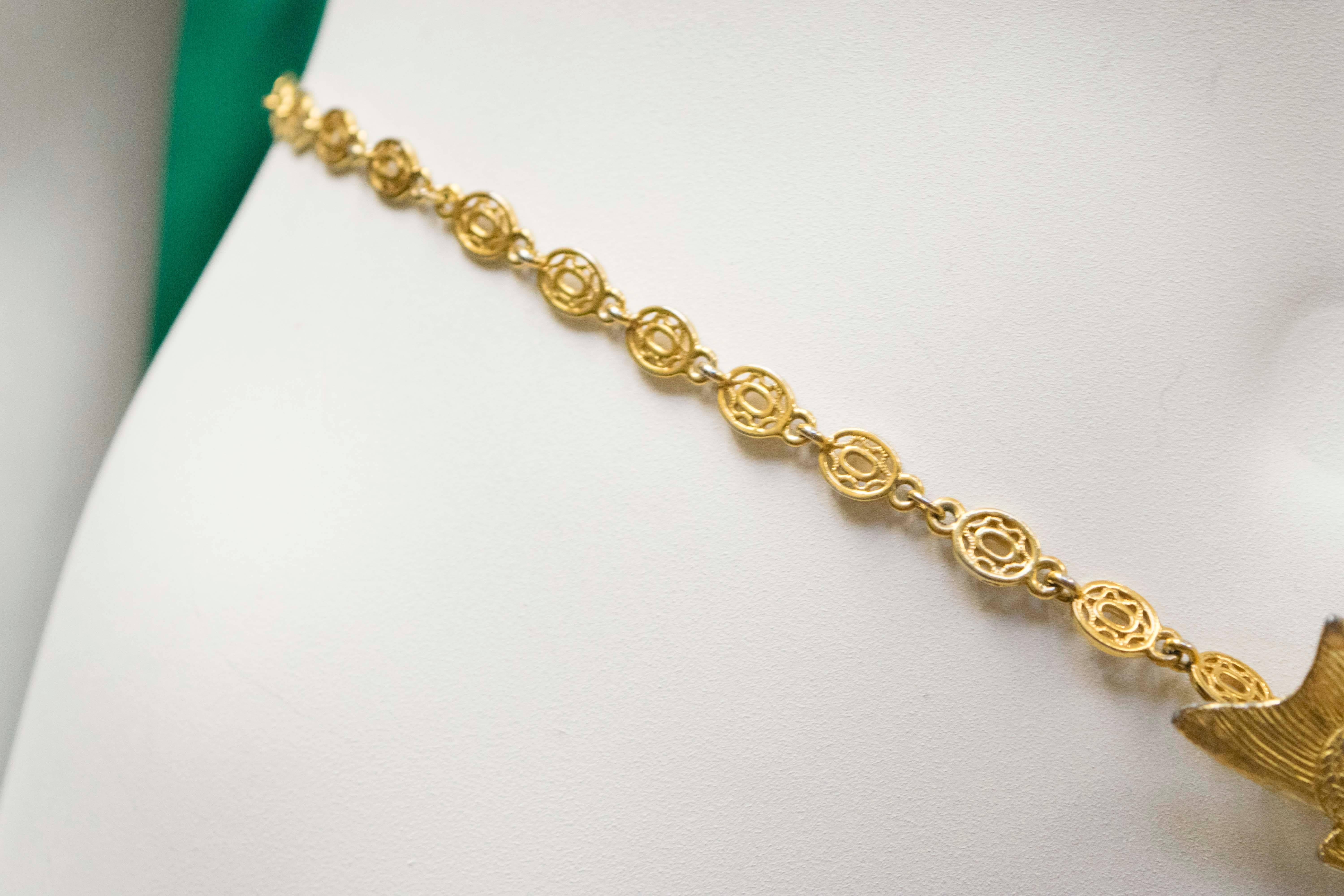 Judith Lieber Bejewelled Fish Chain Belt

28