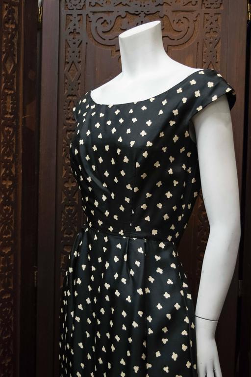 1950s Popcorn Print Dress For Sale at 1stDibs