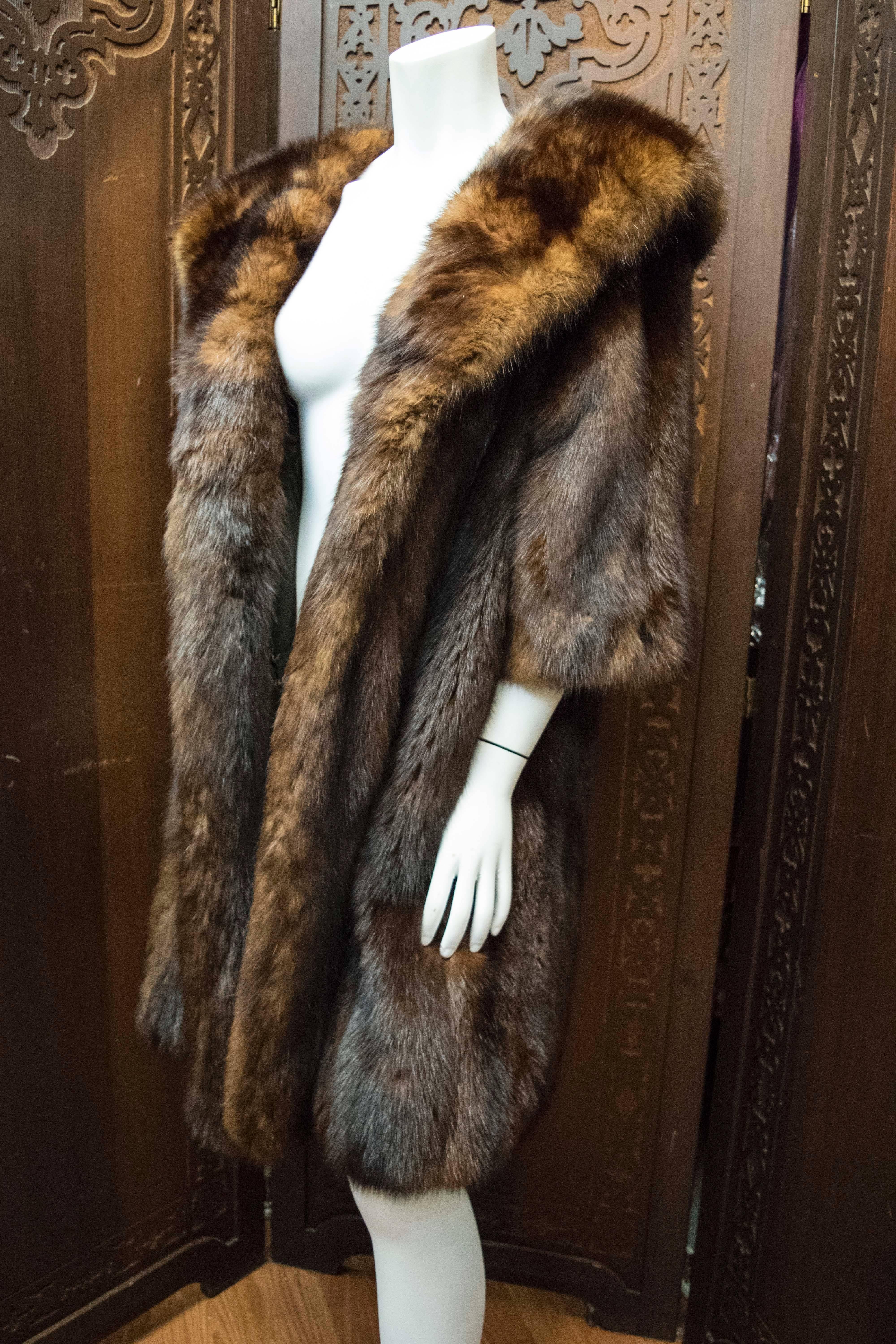 fur coat 1950s