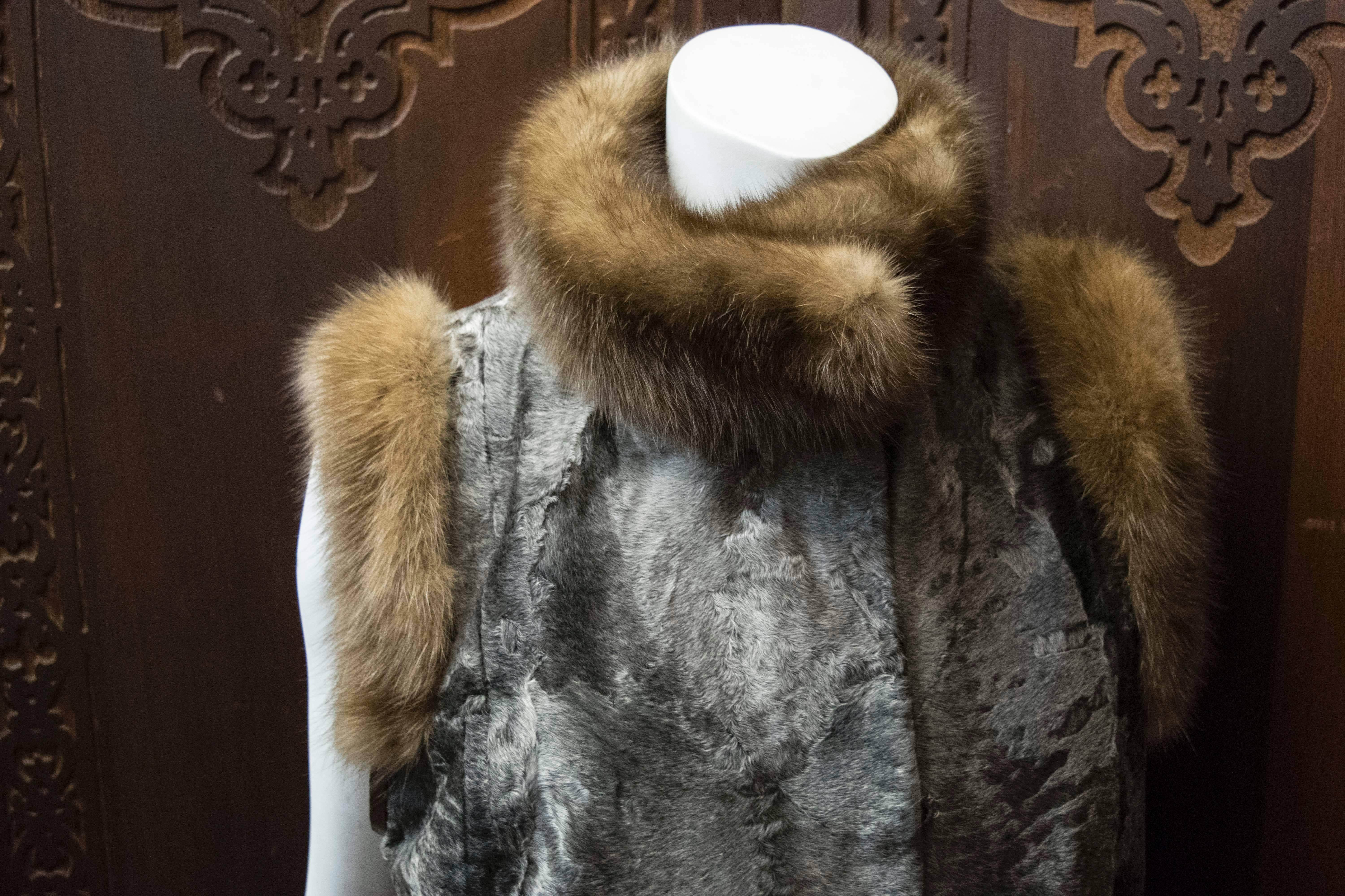broadtail fur coat