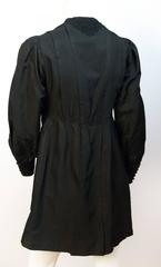 Edwardian Black and Purple Silk Jacket