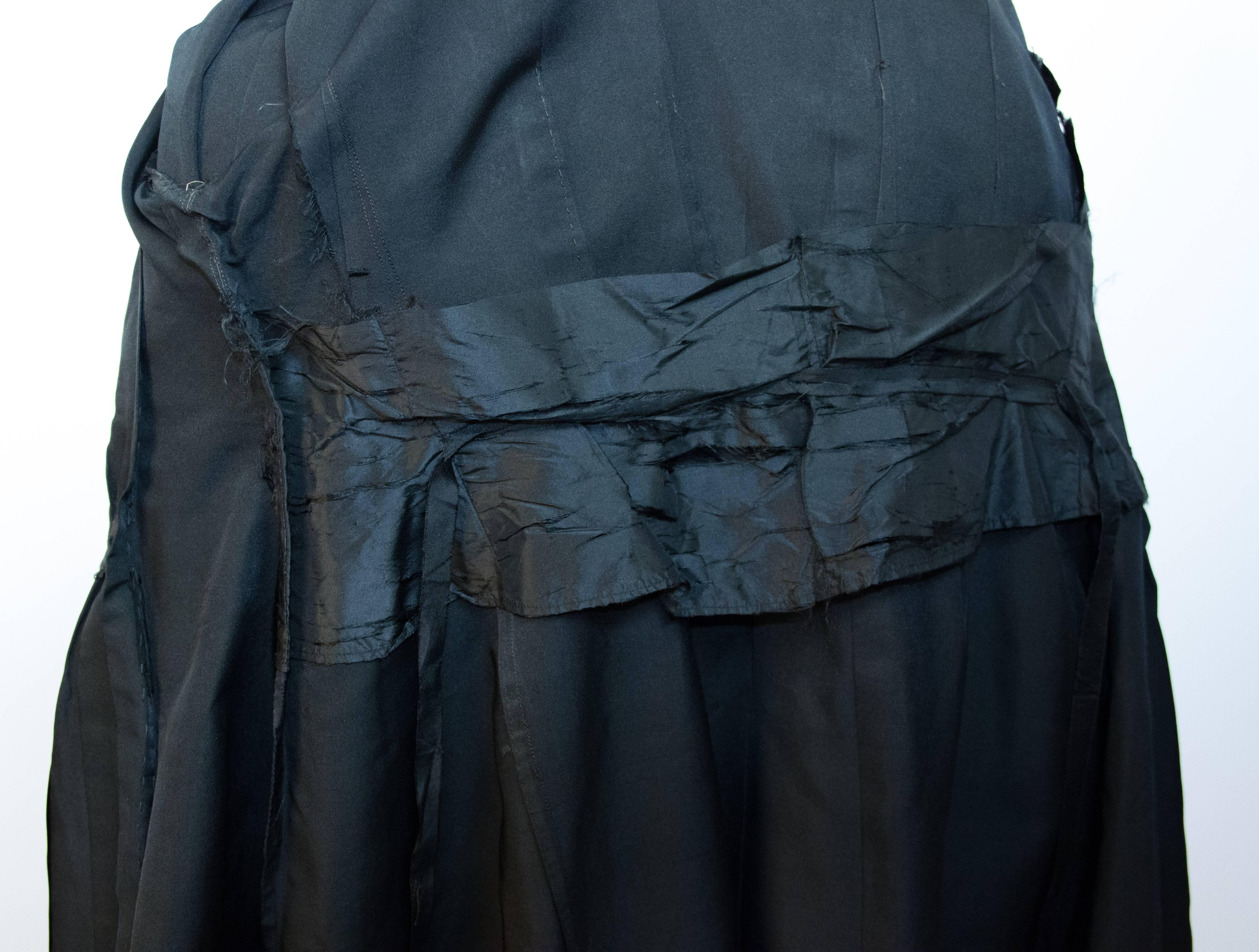 Women's Edwardian Black and Purple Silk Jacket For Sale