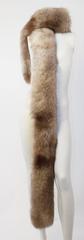 60s Natural Fox Long Boa
