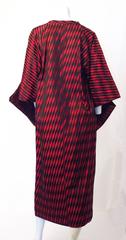 30s Red and Black Silk Kimono