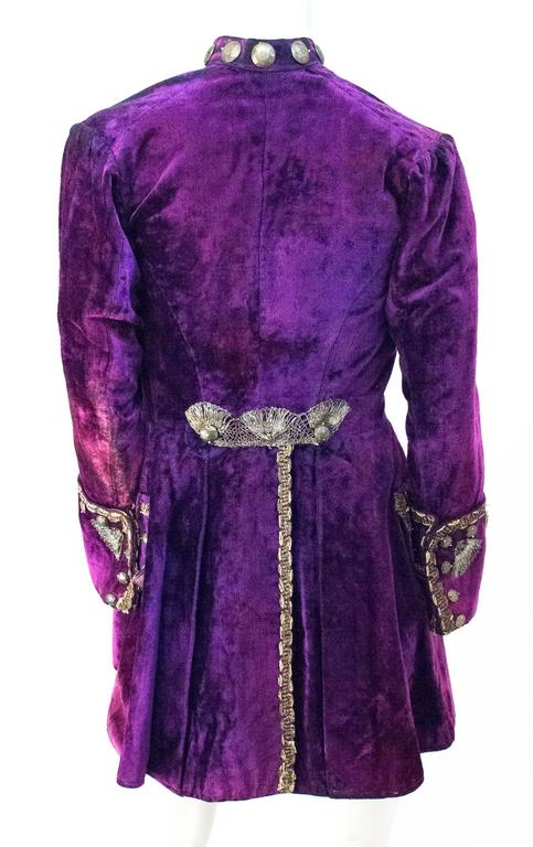 Download Edwardian Purple Velvet Louis XIV Pirate Prince Jacket ...