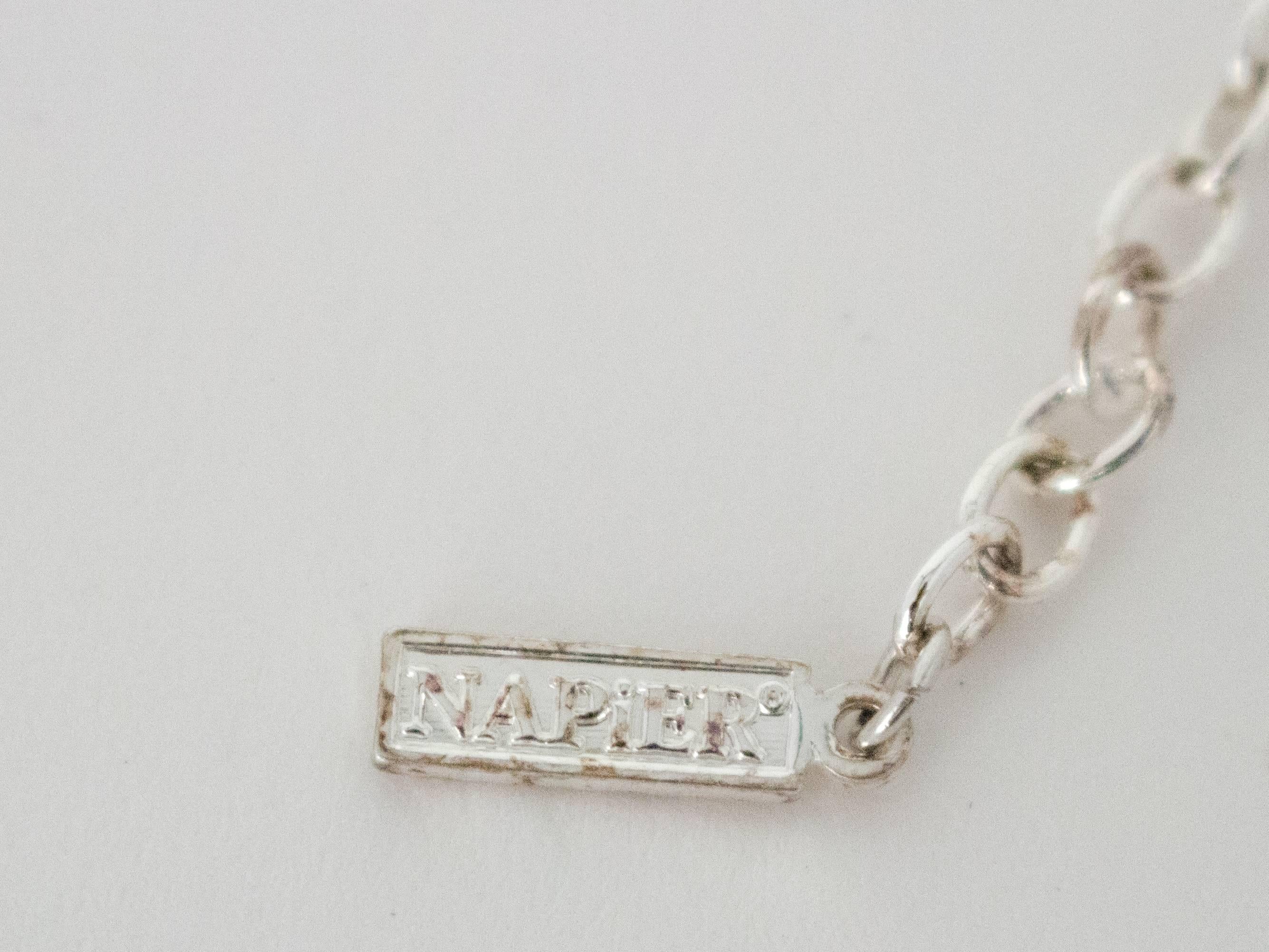 napier necklace silver