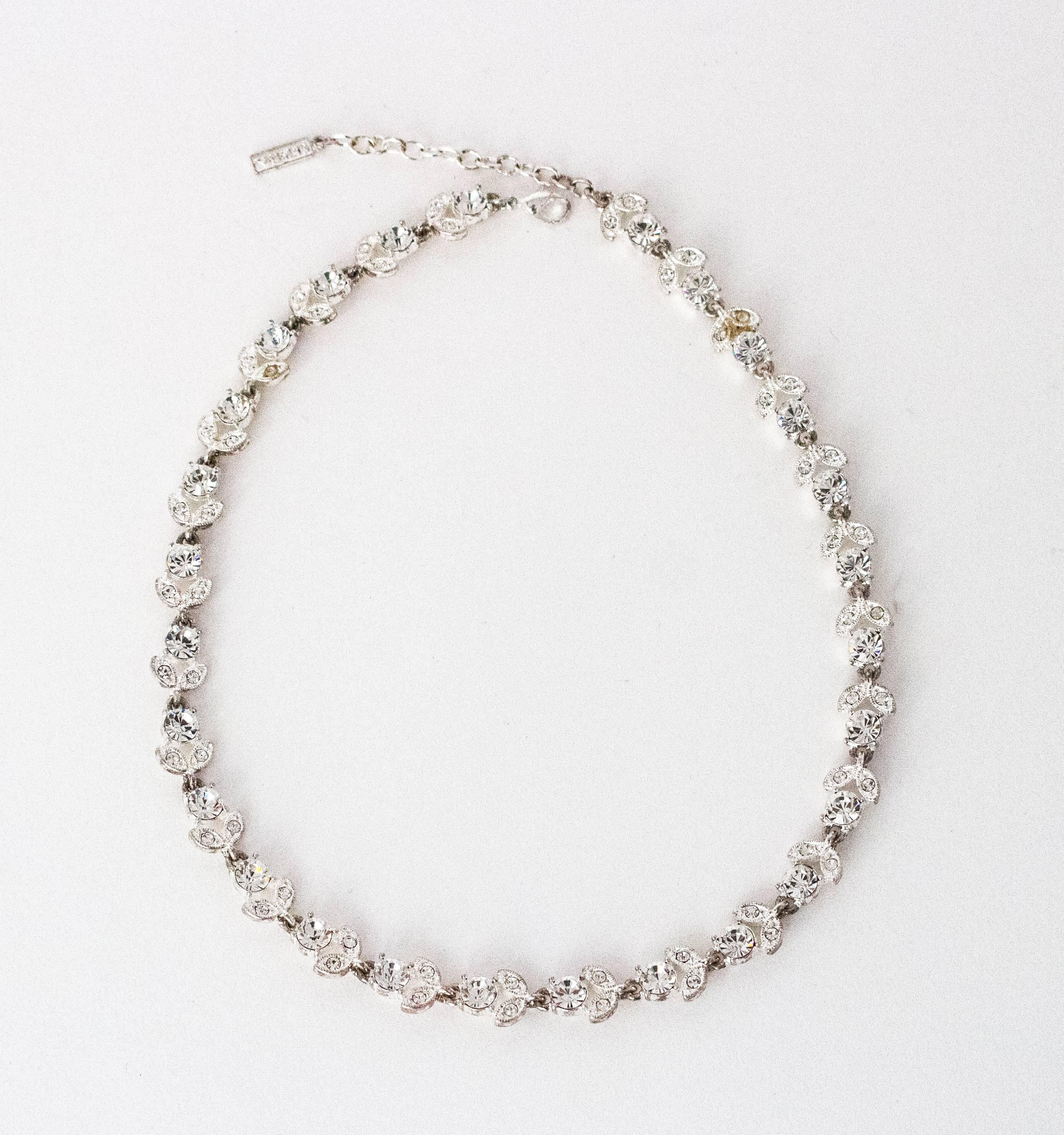 napier silver necklace