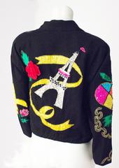 80s Western Embellished Cropped Jacket