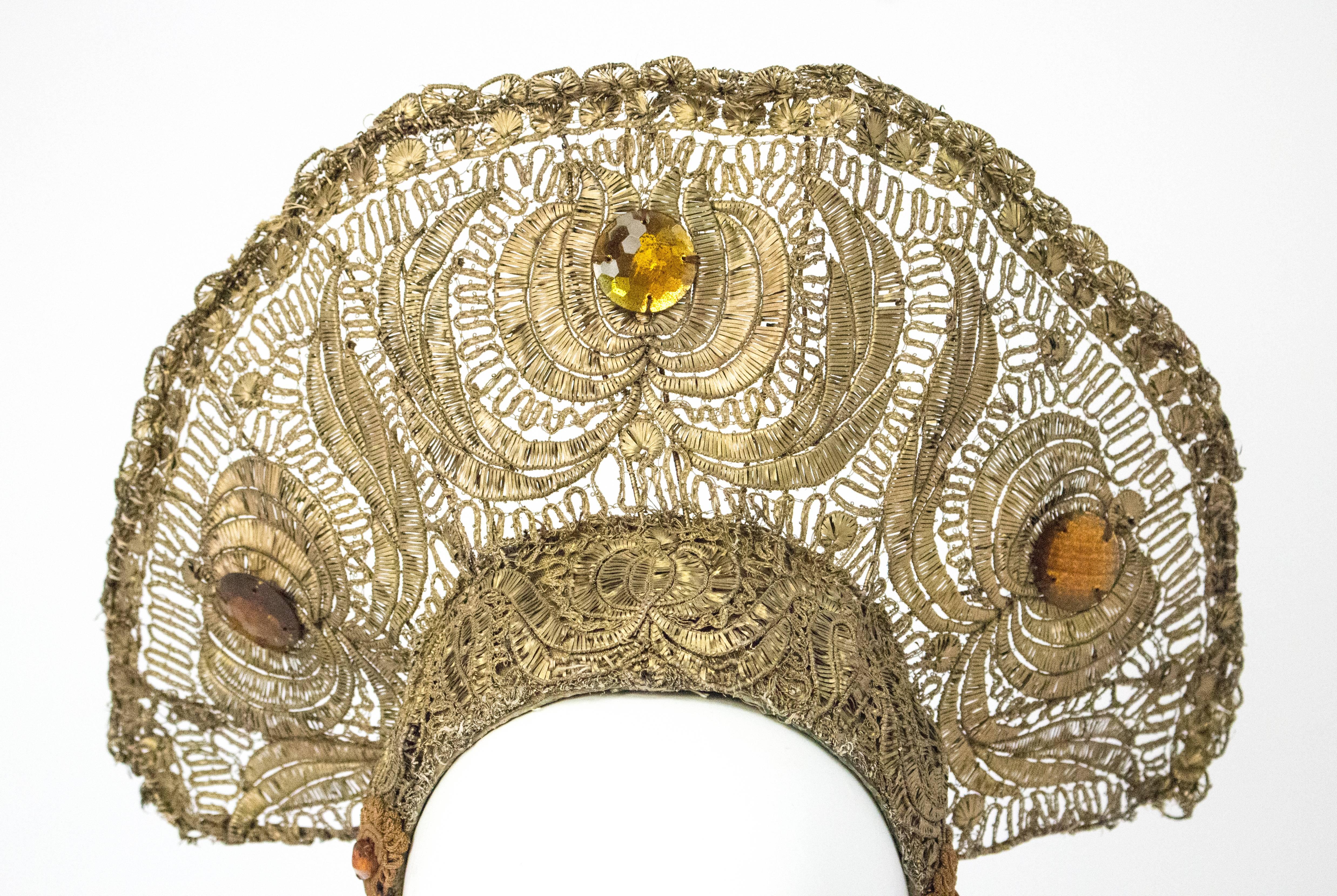 Edwardian Gold Headpiece 2