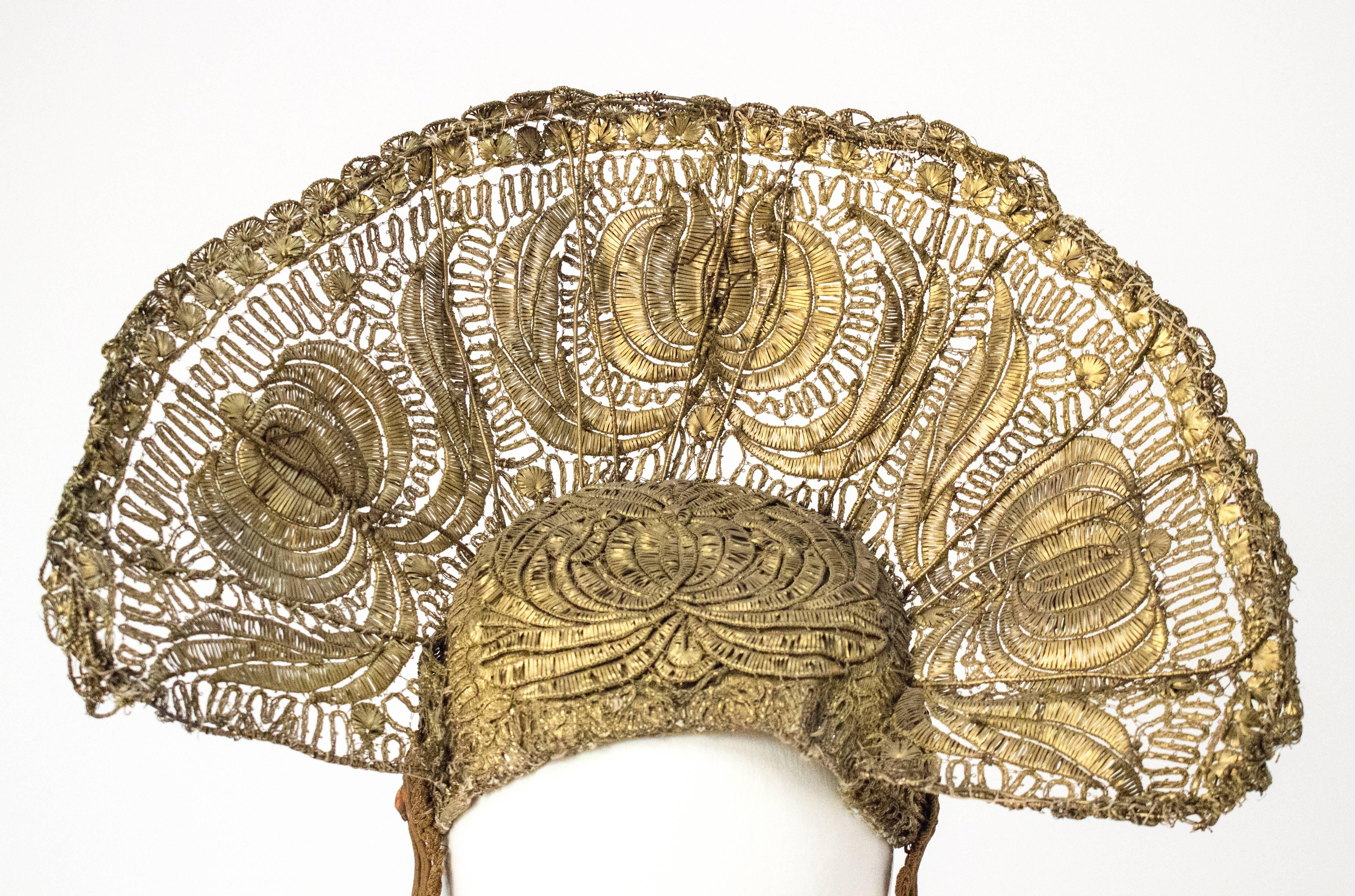 Edwardian Gold Headpiece 3