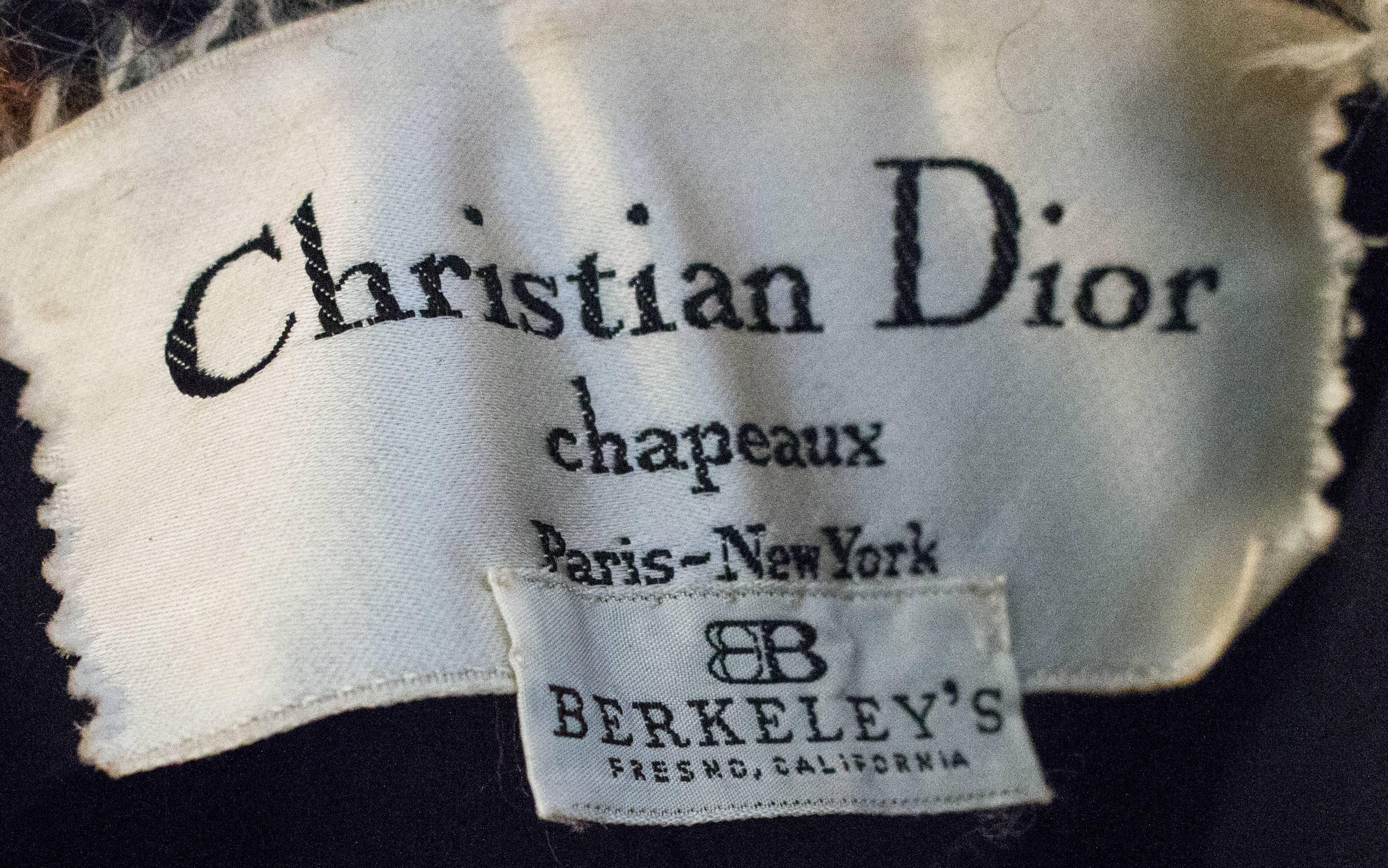 Women's 60s Christian Dior Knit Helmet