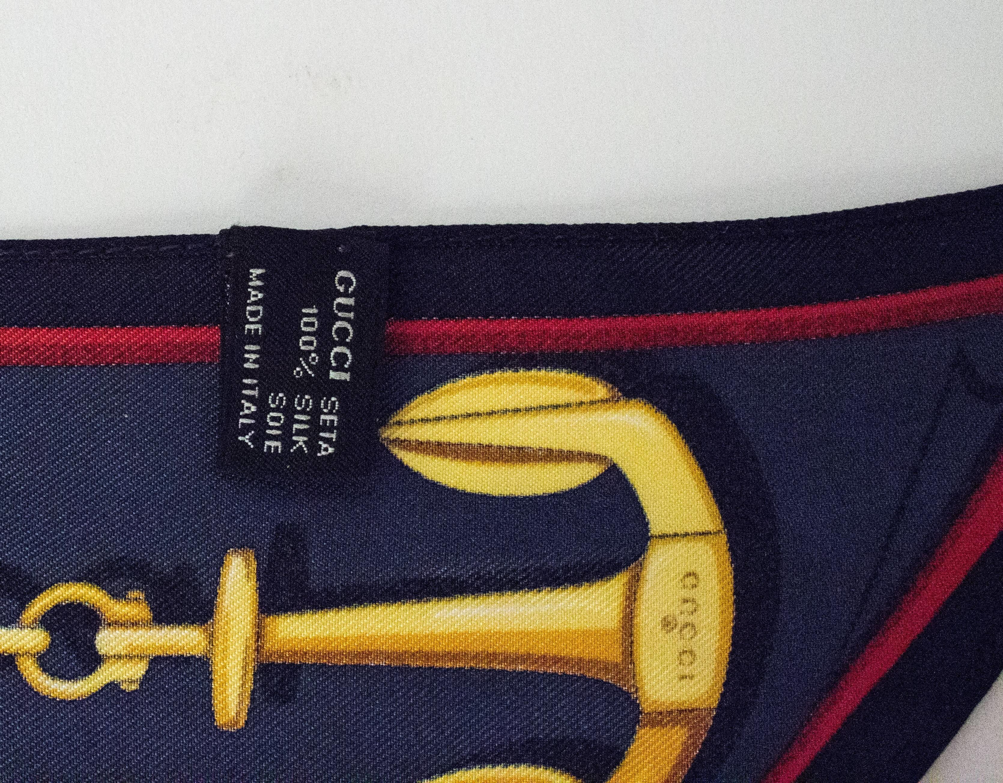 90s Gucci Anchor Scarf 1