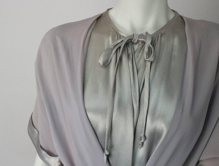 30s Silk House Gown at 1stDibs silk house dress