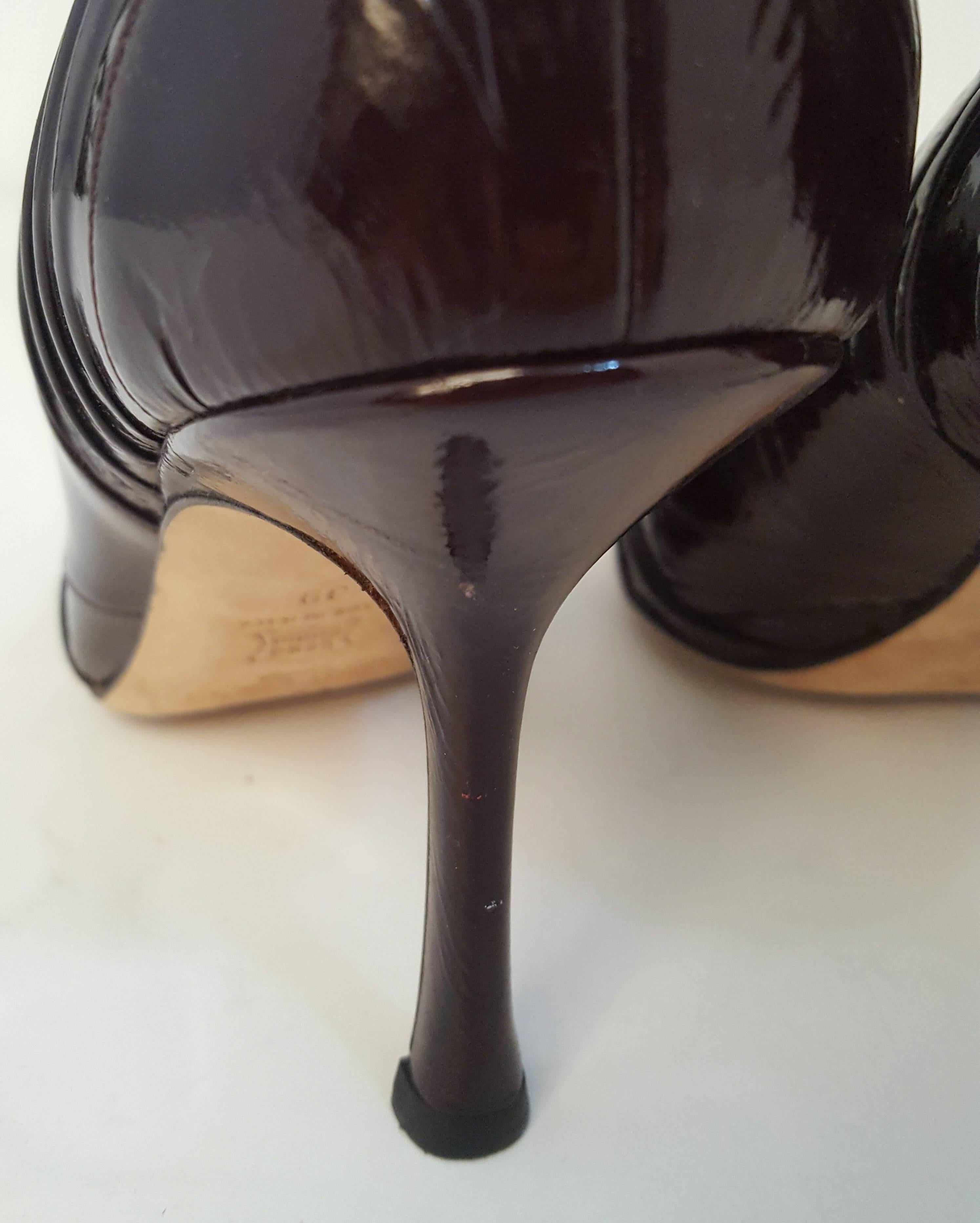 Women's Jimmy Choo Espresso Patent Leather Heels