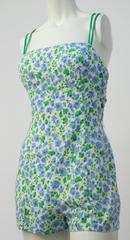 60s Floral Romper