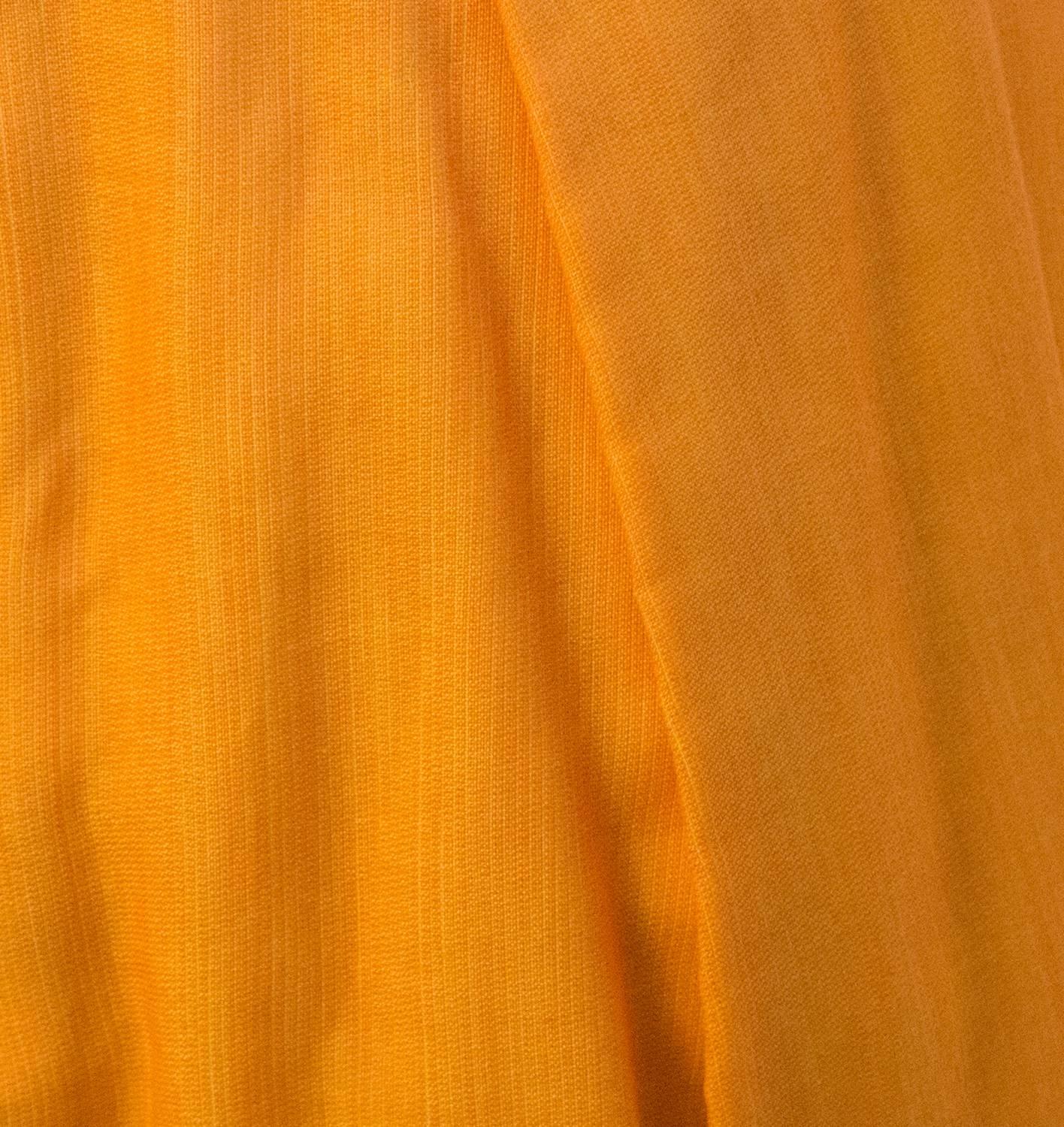 delfi orange and gold dress