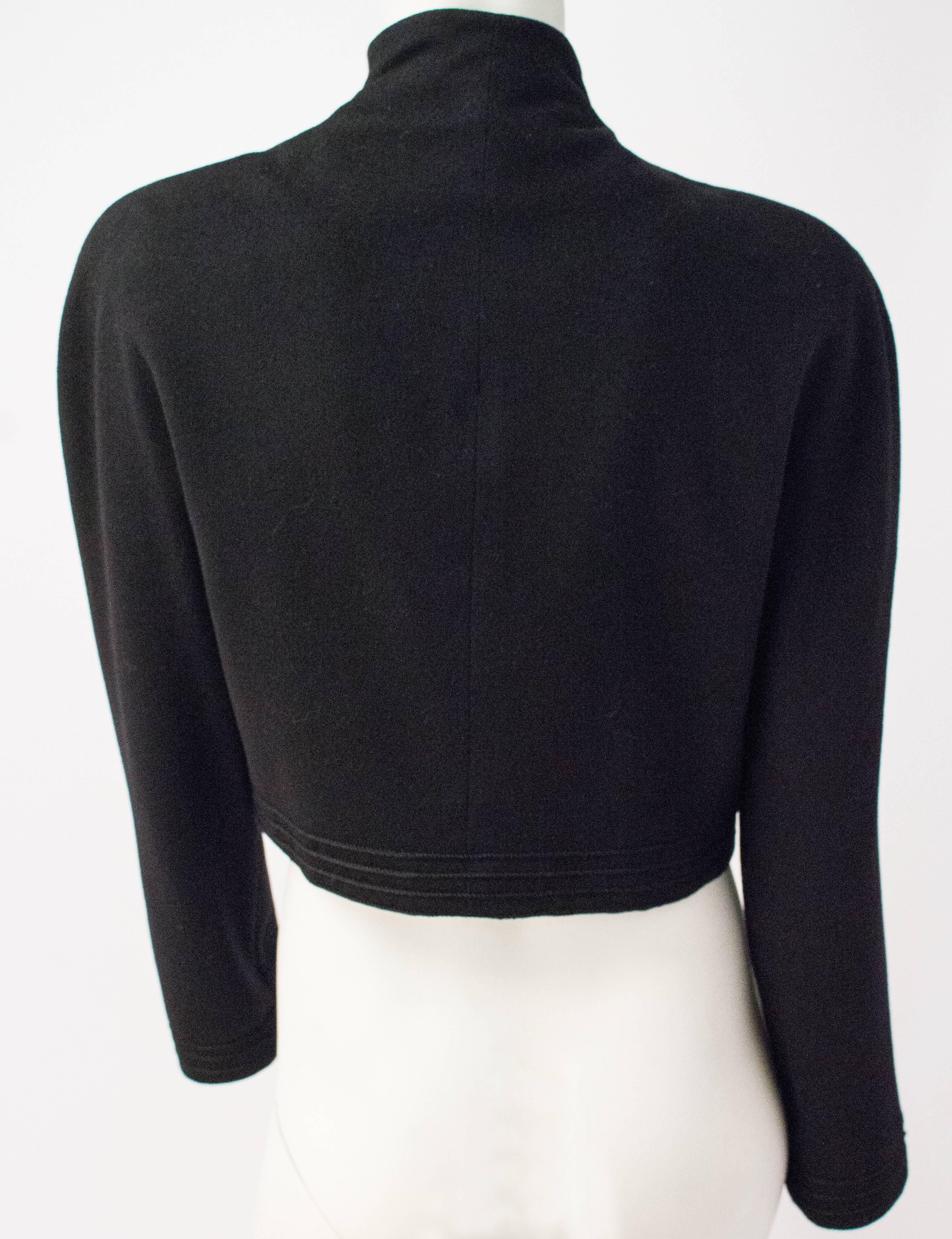 90s Blazer w/ Cording Embellishment. 100% wool, made in Italy. 