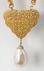 70s Marvella Large Faux Pearl Pendant