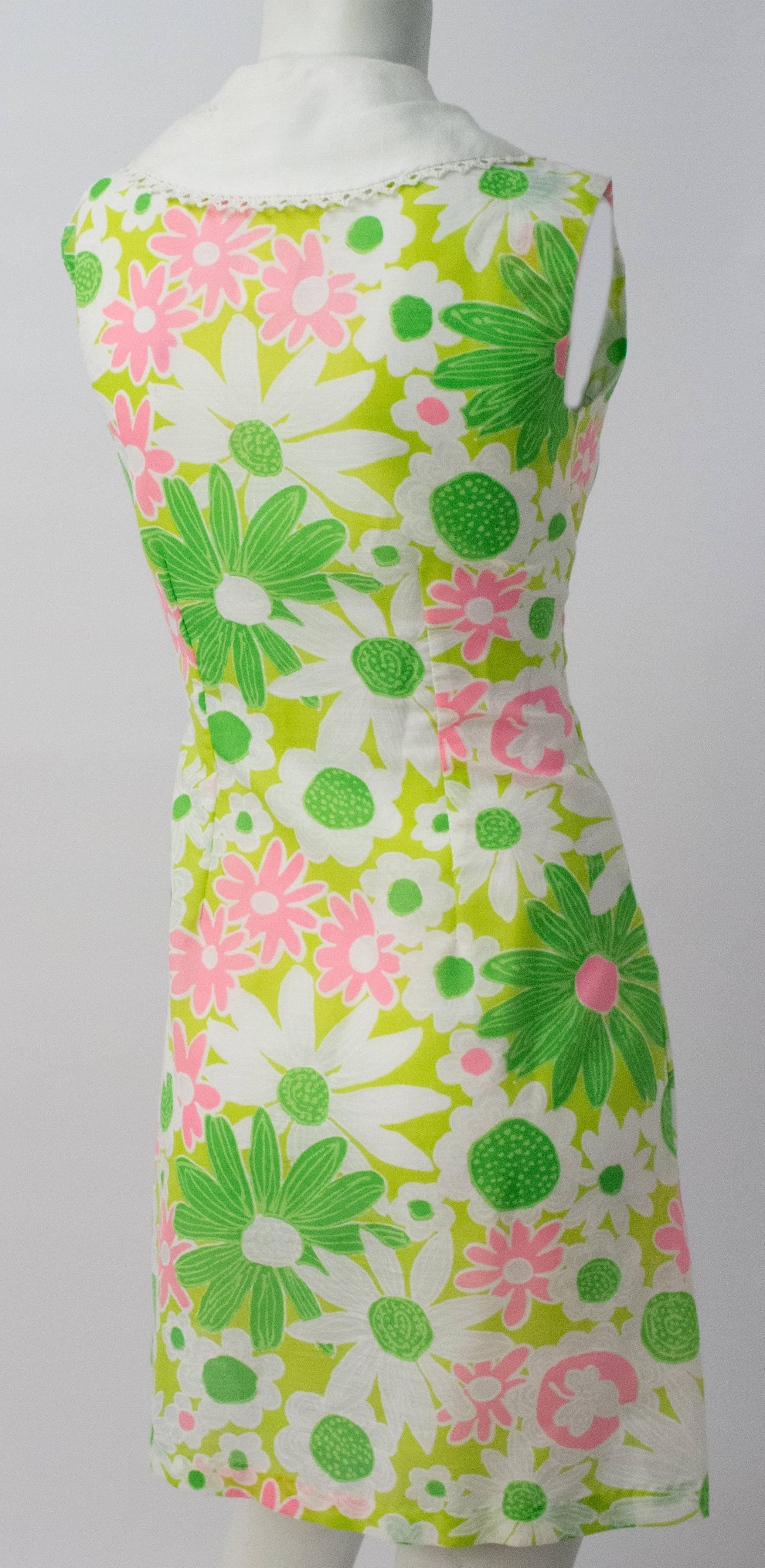 60s flower dress