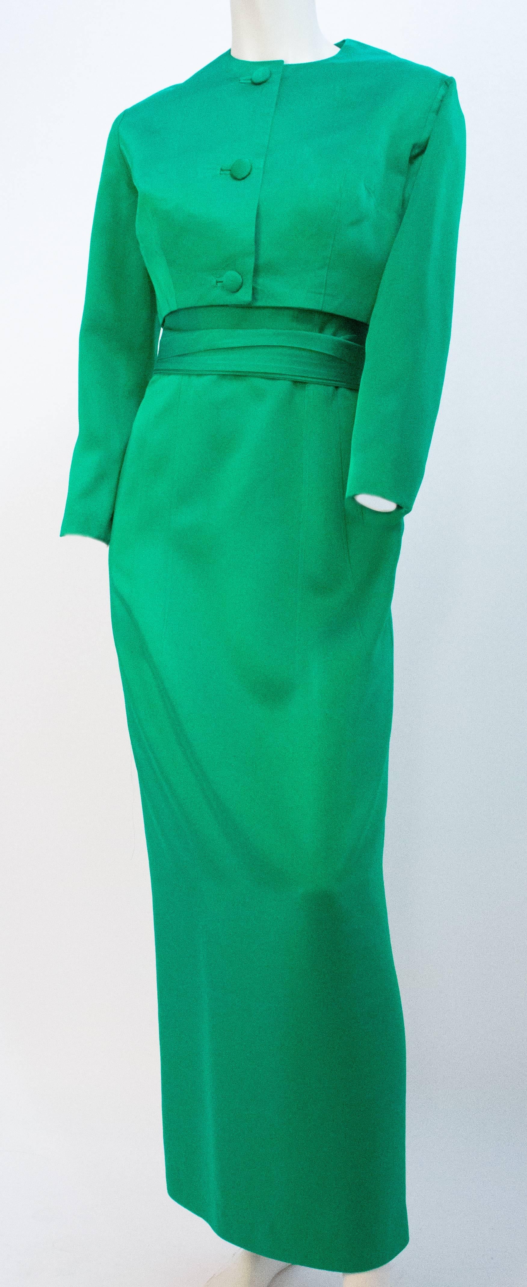 emerald green sash