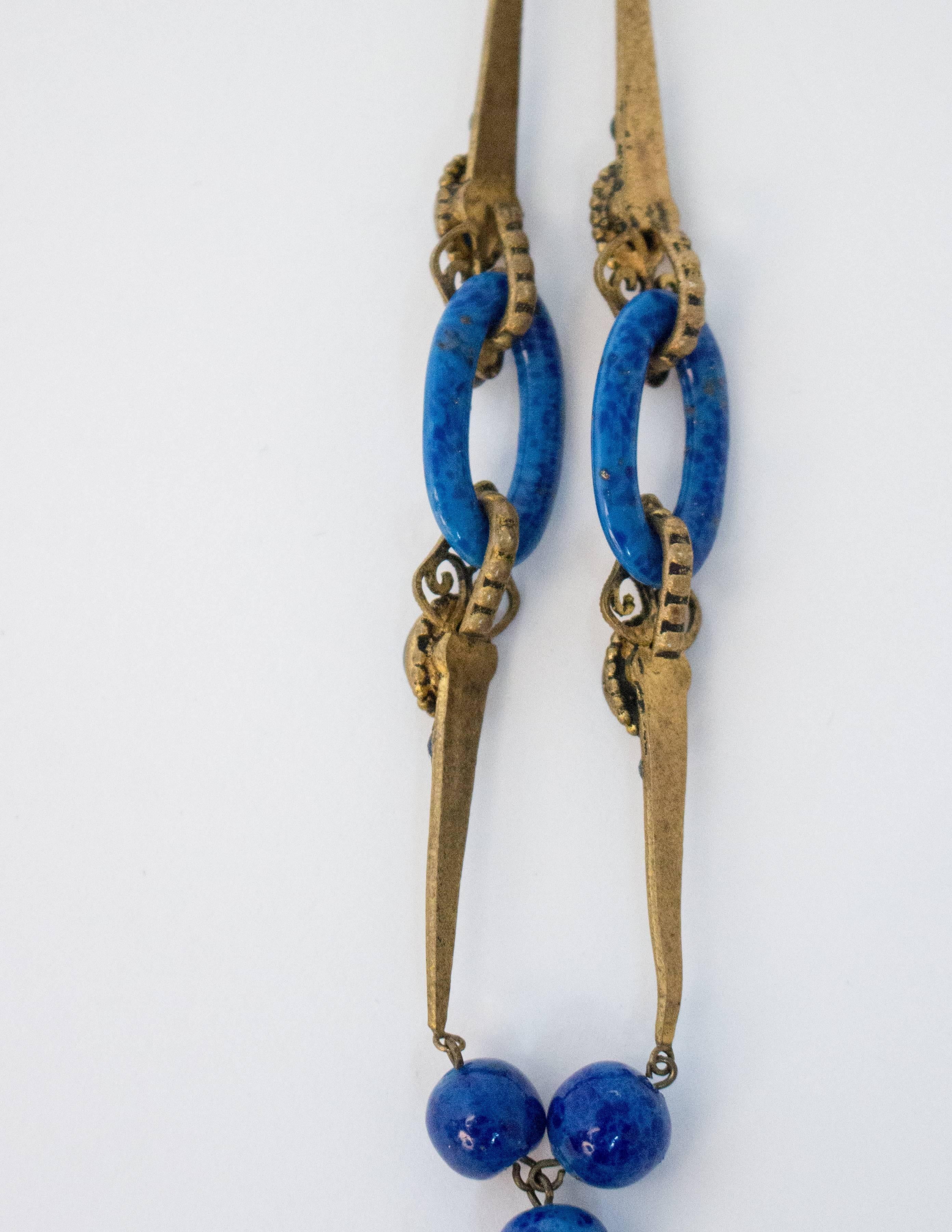 Women's 1920s Scarab Beetle Necklace