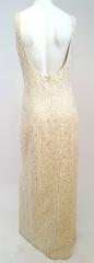 1990s Carmen Marc Valvo Beaded Bolero and Evening Dress Set