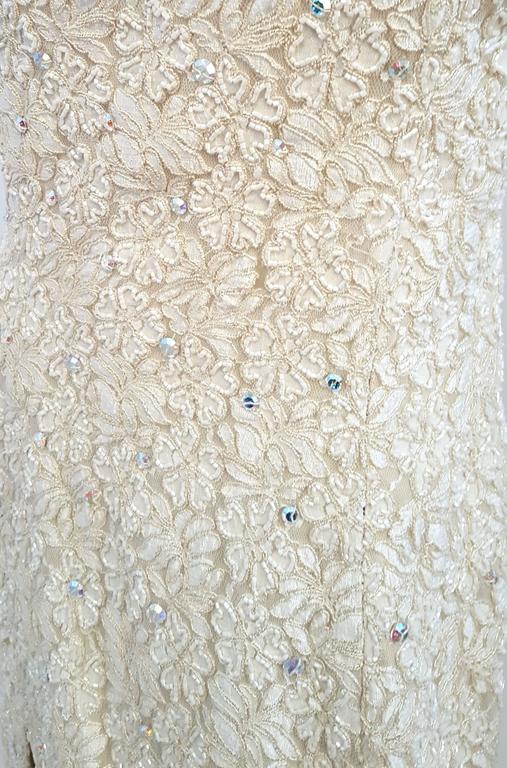 carmen marc valvo beaded dress Vintage Carmen Marc Valvo Red Beaded Holiday Tank