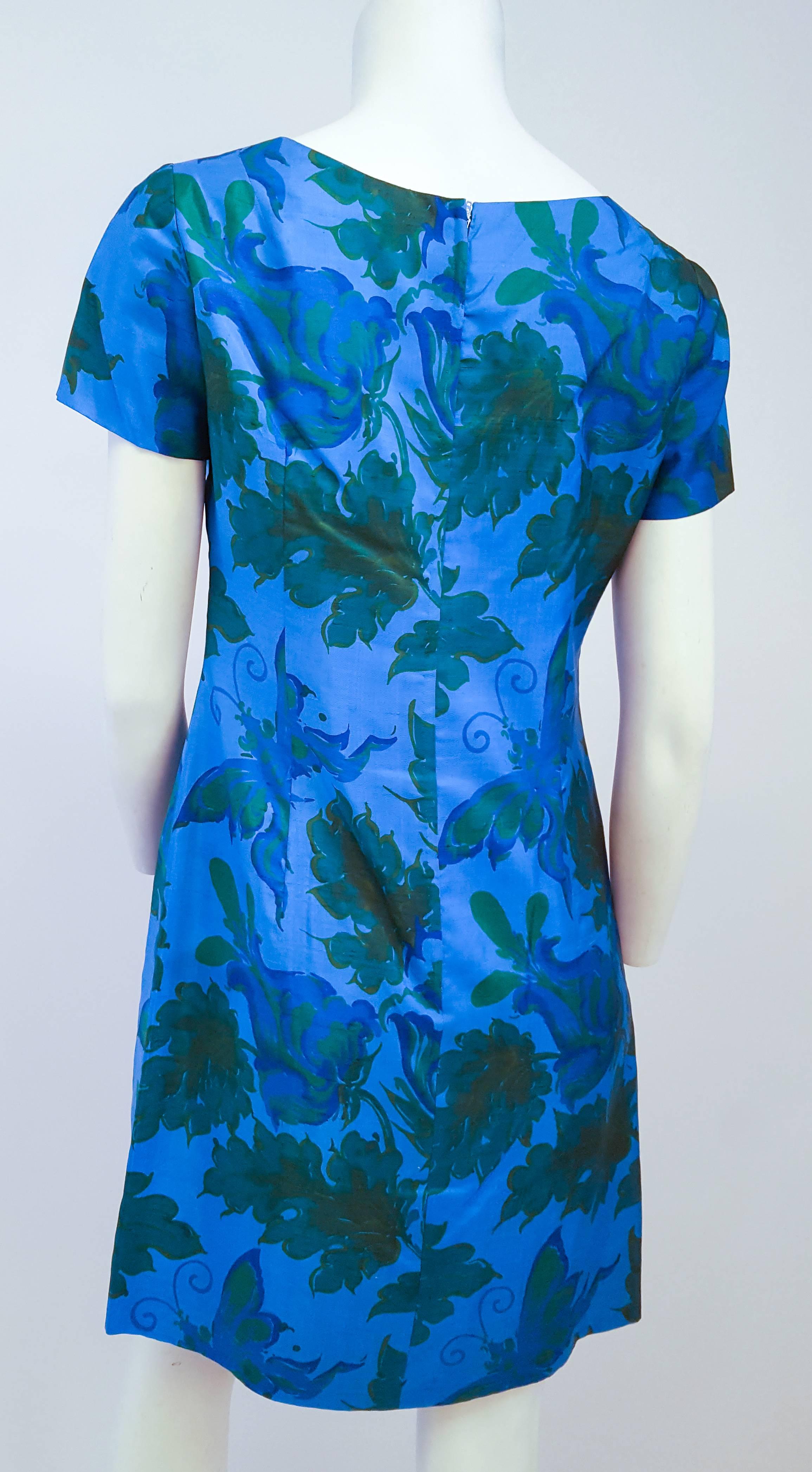 1960s blue dress