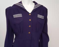 1930s Navy Sailor Dress
