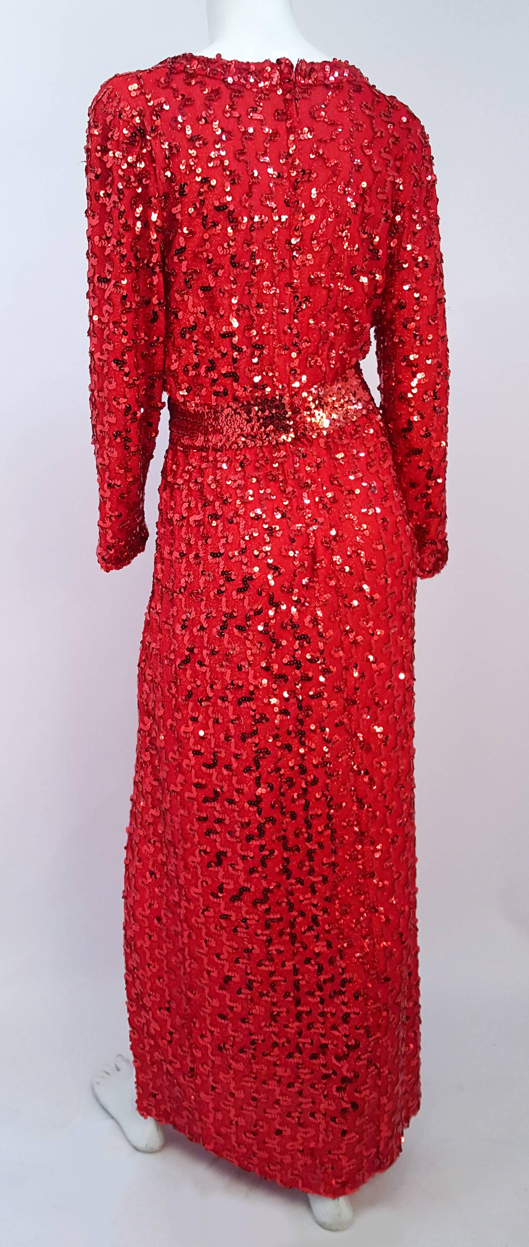 1970s sequin dress