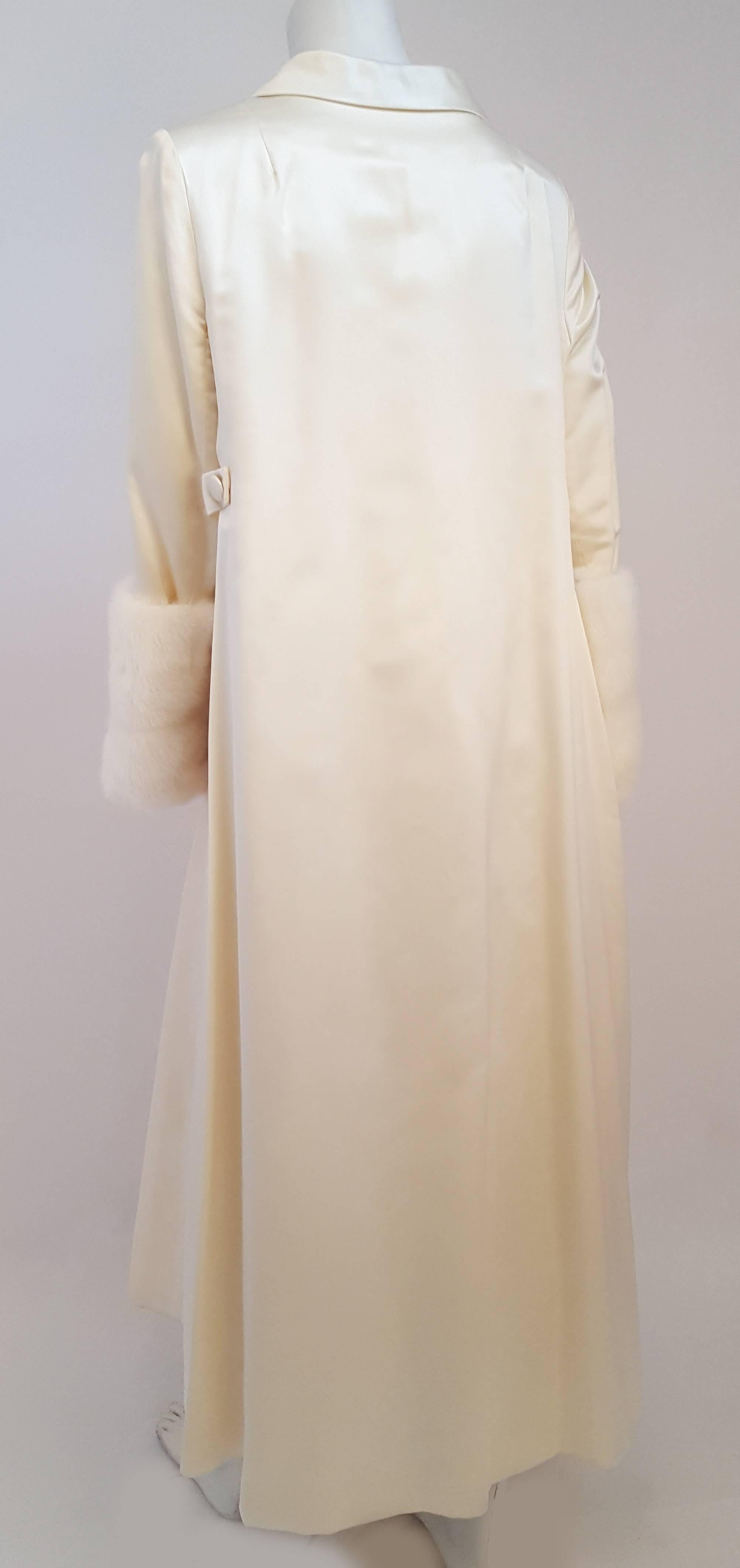 white evening coat