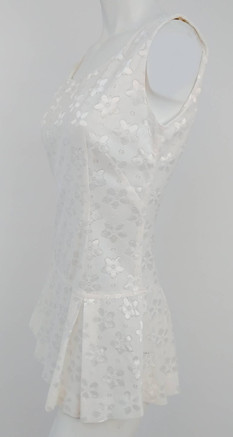 60s White Lace Tennis Dress at 1stDibs | tennis dress sale